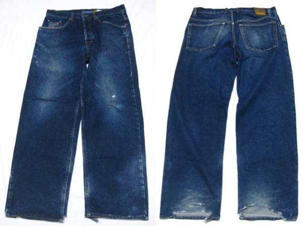 ウエスト32インチ ALPHANUMERIC ジーンズ デニム ボタンフライ Gパン 長ズボン W32×L32_画像1