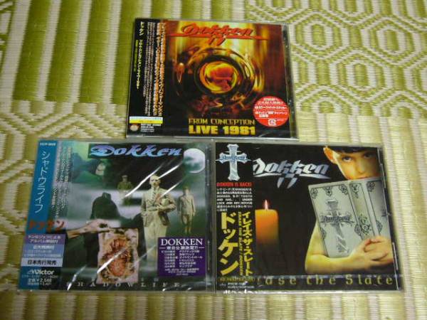 DOKKEN CD ３枚　(新品）　ジョージ?リンチ ドン?ドッケン