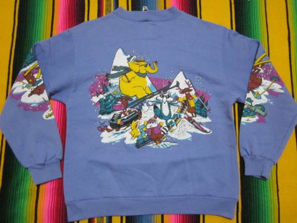 1980年代LIFE STYLESミネソタMINNESOTAスキーSKIスノーボード アルペン クライミング ボブスレーVINTAGEビンテージ スウェット MADE IN USA