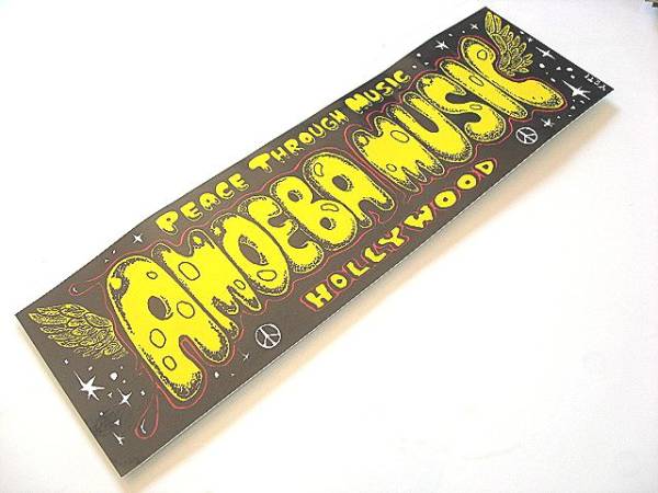 AMOEBA MUSIC アメーバ ミュージック HOLLYWOOD ハリウッド LA バンパーステッカー アメ車 ロサンゼルズ ウィルシャー レコード CD屋
