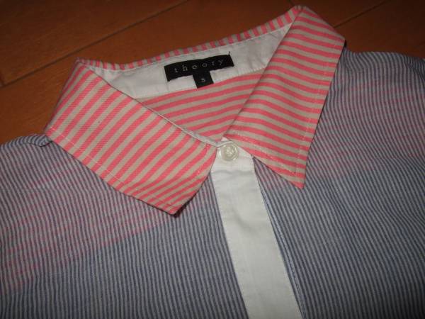 美品★セオリー　薄手デザインシャツ★サイズS