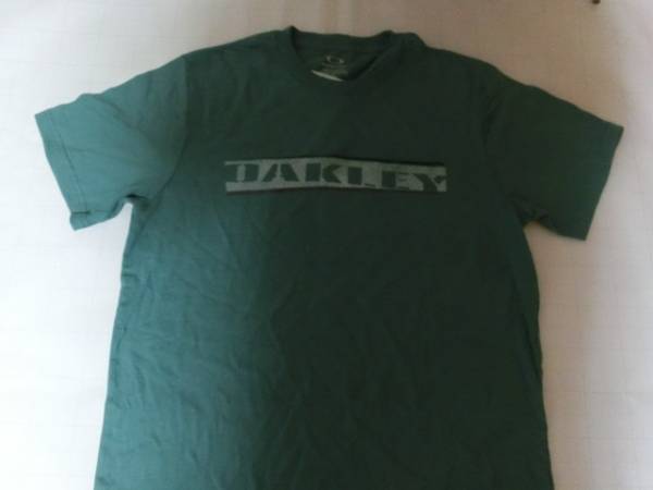 *USA buy oak re-[OAKLEY] print T-shirt US S green group 