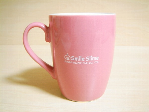 DQ Smile Slime Relief馬克杯☆粘液粉紅色 <Br> ＤＱ スマイルスライム レリーフマグカップ ☆ スライム ピンク
