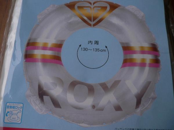  prompt decision * new goods unused * lovely! ROXY Roxy large swim ring 100cm for adult float . float wa