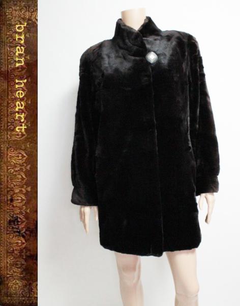 Fur Griser / SAGA MINK サガミンク 豪華 シェアードミンク ファー 毛皮 コート レディース ブラウン サイズ9