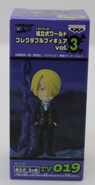 海賊王可裝配的世界收藏圖第3卷TV019 Sanji ワンピース 組立式ワールドコレクタブルフィギュア vol.3 TV019 サンジ