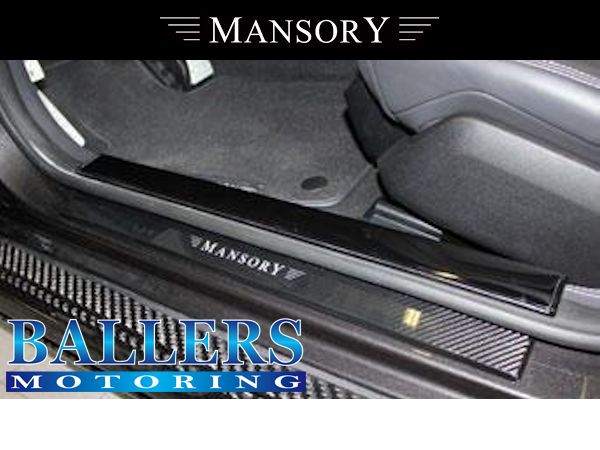 MANSORY BENZ W222 衝撃特価 Sクラス エントランスパネル Visible 【再入荷！】 carbon ロングボディ用 4pcs