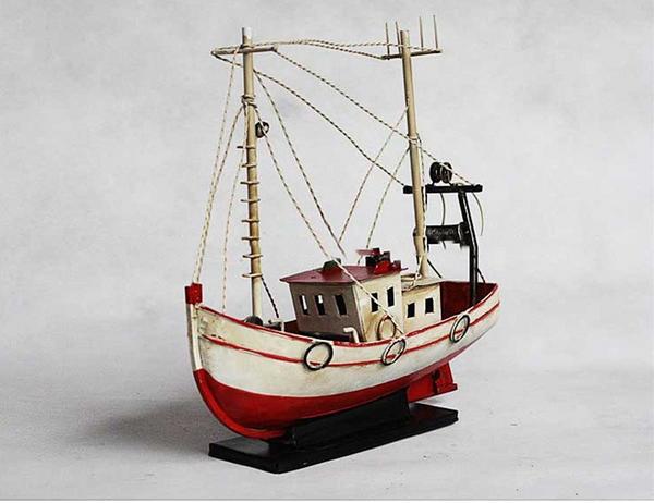  sailing boat model # iron product # pretty # orange (12022749)