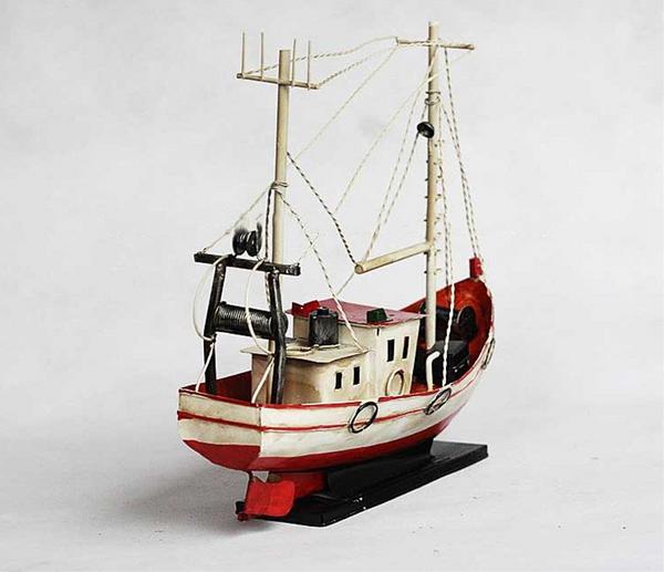  sailing boat model # iron product # pretty # orange (12022749)