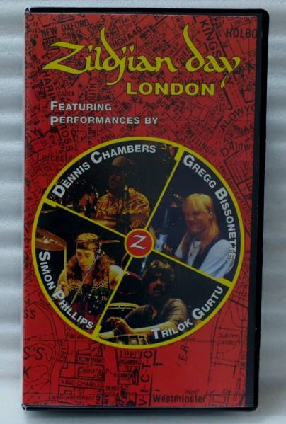 VHS ZILDJIAN DAY LONDON*DENNIS CHAMBERS TRILOK GURTU[356S