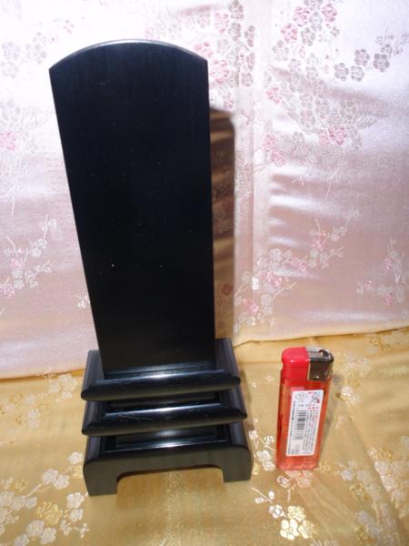 [ trust. Yahoo auc! results 17 year ]* ebony purity memorial tablet .. type 4.5 size . board . lacquer 