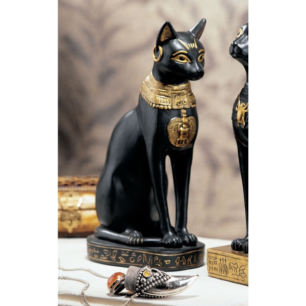 Yahoo!オークション - 古代エジプト バステト神 雌猫女神 彫刻
