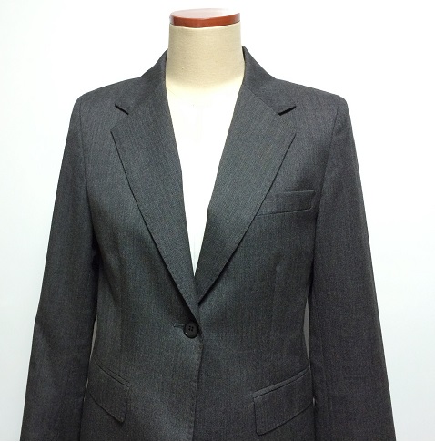  Untitled beautiful line skirt suit 9,11 number charcoal gray 