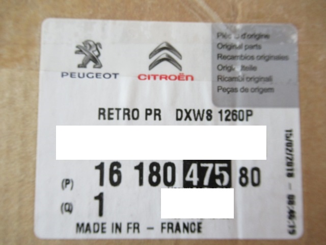 *[ unused goods ] Peugeot 3008 P845G01 original {98111895} right door mirror winker camera attaching (M020278)