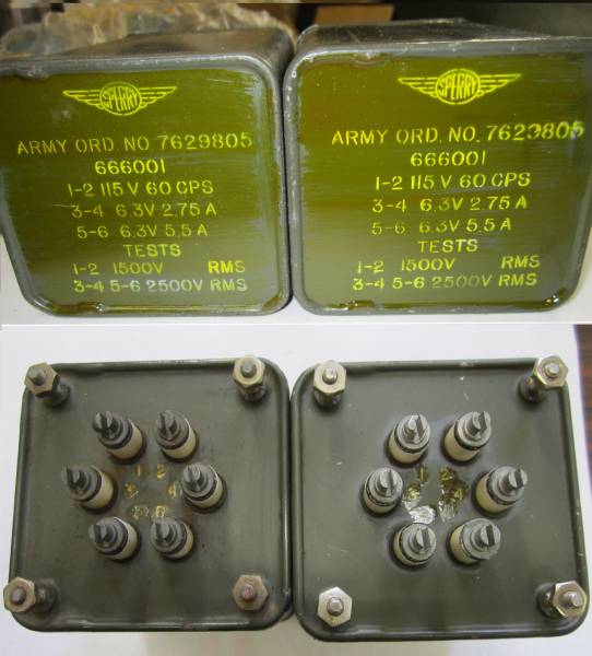 送料無料 トランス 666001 SPERRY スペリー Army Ord 米陸軍 2台 未使用