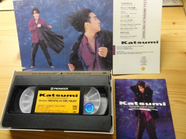 ♪Katsumi♪VHS　1st Live Shining in the night_画像3