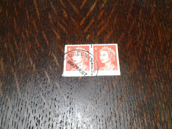  nationwide free shipping!** Australia stamp ** Elizabeth woman .**1967 year **