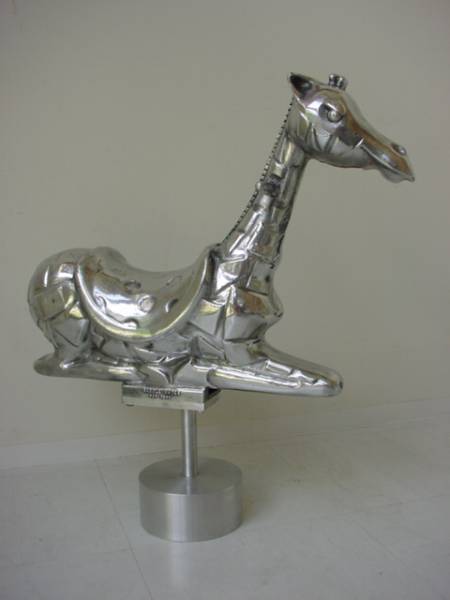 50's Giraffe Aluminum Ride*アールデコイームズknoll工業系_画像2