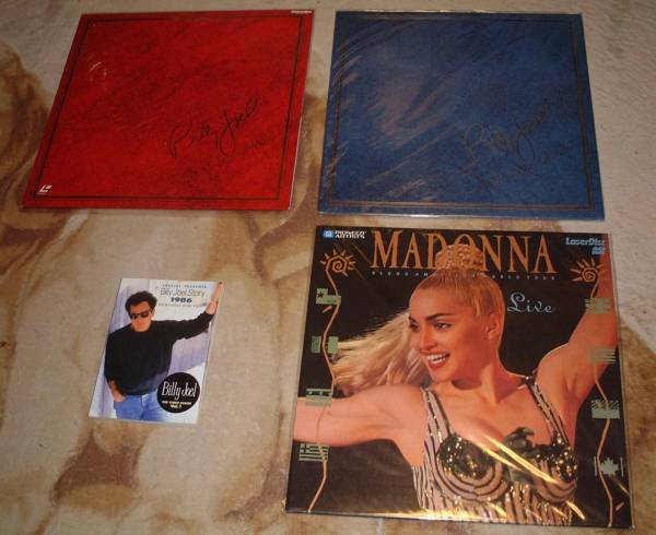 「Billy Joel Video album」「Madonna Live」など LD×3SET 即決_画像1