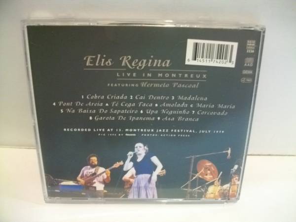 廃盤CD エリス・レジーナ ELIS REGINA / LIVE IN MONTREUX 79年_画像2
