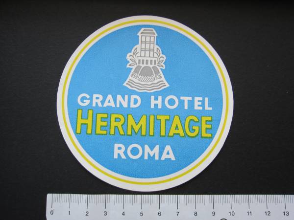  hotel label # Grand hotel L mita-ju# Rome 