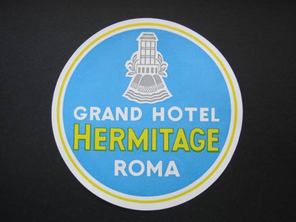  hotel label # Grand hotel L mita-ju# Rome 