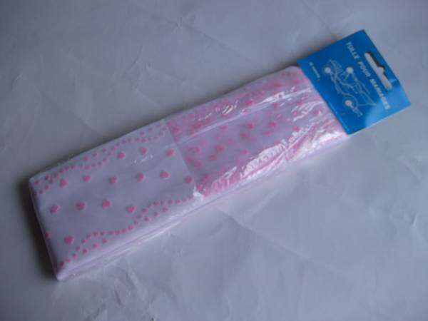  лента (chu-ru) Heart рисунок розовый tulle pour mariages x3 пакет 