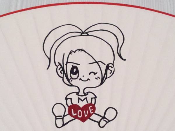 倉木麻衣LOVE似顔絵イラストうちわMai Kai a tumarrow2005非売品mai-k
