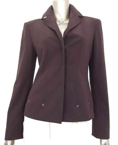 d beautiful goods * Italy made *PHILOSOPHY* Alberta Ferretti * beautiful .* ratio wing tailoring * beautiful shape jacket * large size I42 number (LL)/ lady's / spring autumn 