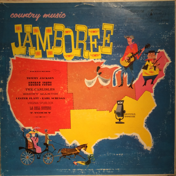 US Orig COUNTRY MUSIC JAMBOREE LP GEORGE JONES ロカビリー_画像1