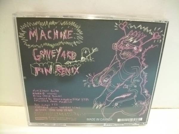 カナダ盤 YEAH YEAH YEAHS MACHINE GRAVEYARD PIN REMIX