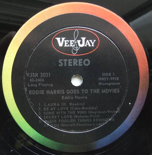 ◆ EDDIE HARRIS Goes To The Movies ◆ Vee Jay SR-3031 (color) ◆_画像3