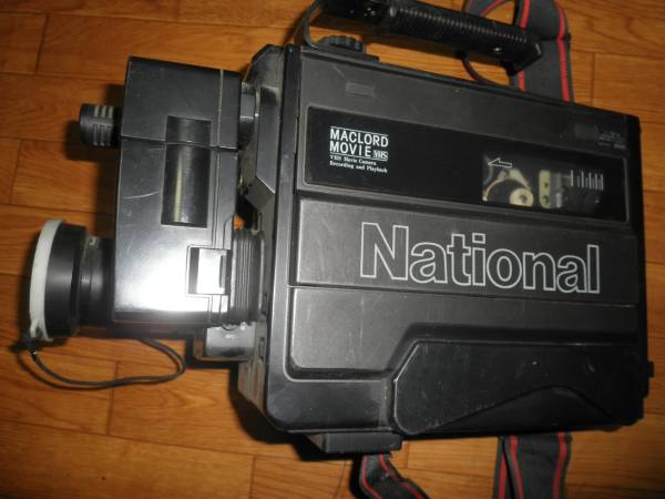 重い!AG-100/ナショナルNationalビデオカメラ/MAC LORD MOVIE/歴史考証/アンティーク?骨董品/昭和のAV機(jī)器/即決1000円/値下交渉OK/ヤマト