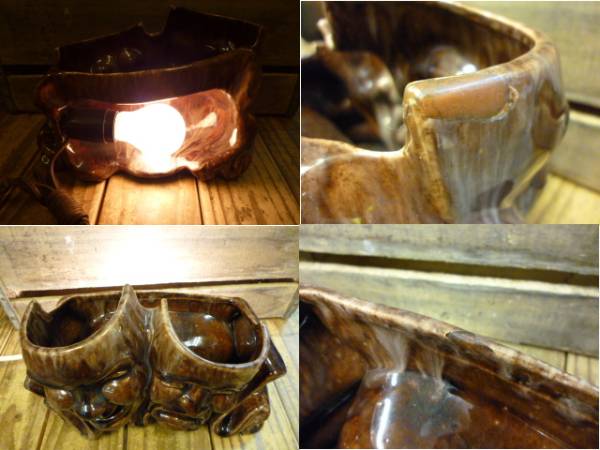 【TV LAMP】ヴィンテージ☆50ｓツーフェイス ＴＶランプ☆ロカビリー、照明、レトロ、ミッドセンチュリー