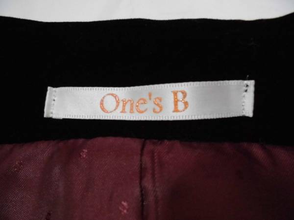 【One's B】黒の冬物ジャケット_画像2