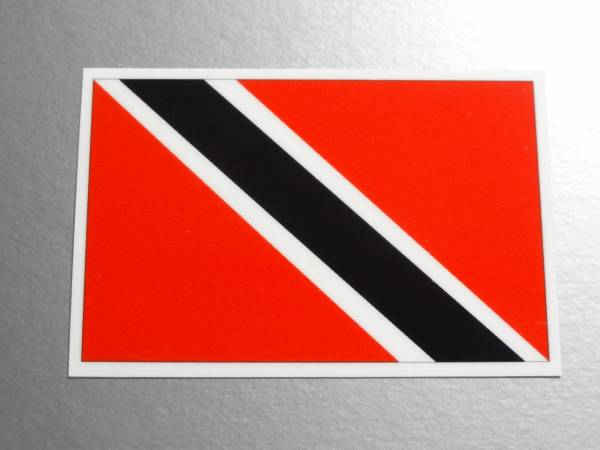 1#_tolinida-do*tobago national flag sticker S size 5x7.5cm 1 sheets immediately buying # water-proof seal * world national flag sticker exhibiting * NA