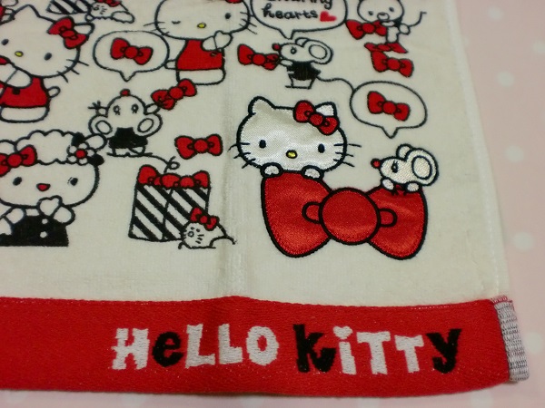 キティー ハンドタオル Ｒガール 33×36㎝* Hello Kitty sanrio_画像3