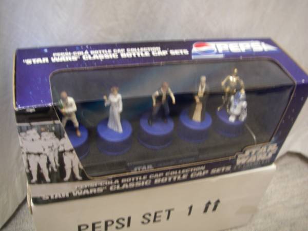 ペ10 STARWARS CLASSIC BOTTLE CAP SETS 1 ボトルキャップ 新品_なかなかのリアル感です