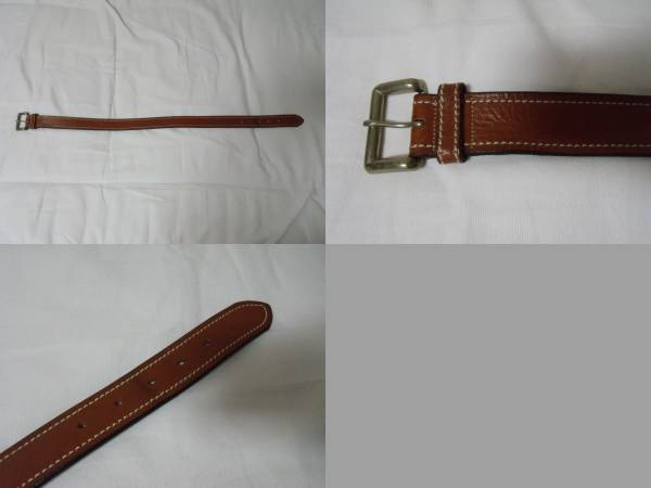 MADE IN ENGLAND LEATHER BELT 英國制 イギリス制 ベルト