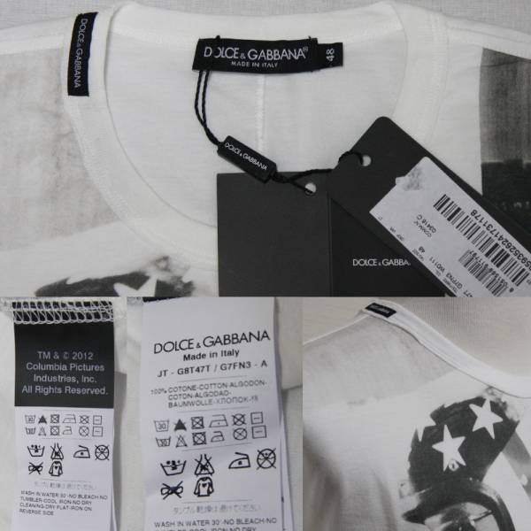 新品本物DOLCE&GABBANAドルチェイージーライダー白48