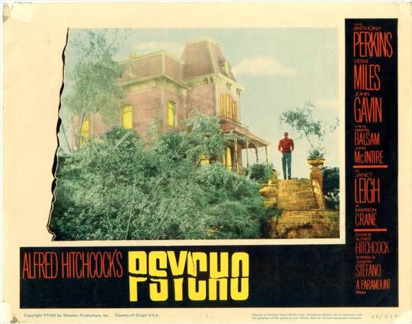 1960年映画 サイコ アンソニー・パーキンス ロビーカード 3枚組_1960年映画 サイコ Psycho
