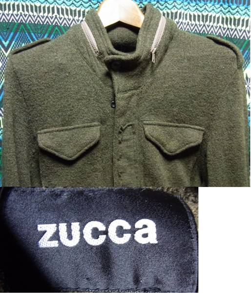zucca ズッカ ニット m-65　フード付き