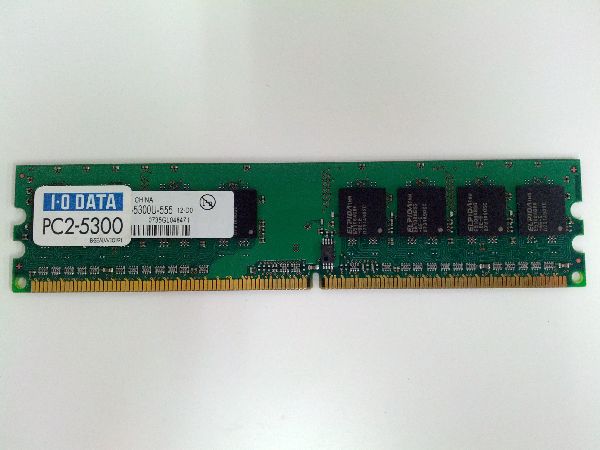  настольный память IODATA PC2-5300U 512MB б/у 