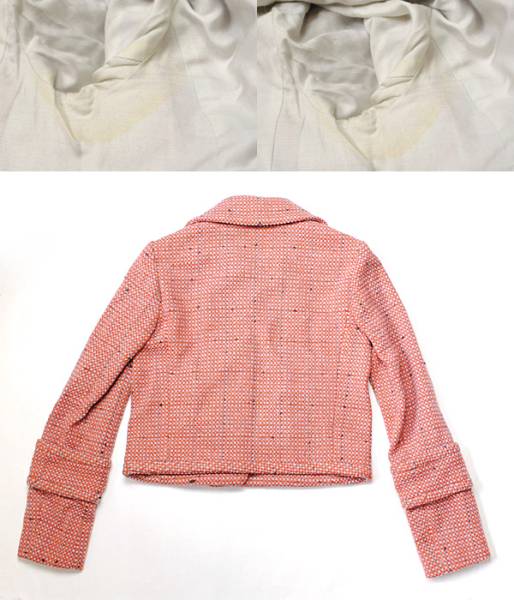 Chloe■ツイード風ウールジャケットコート入園入學式　卒業(yè)式　セレモニー　梅田坂急購入20萬　アウター36　クロエ　春