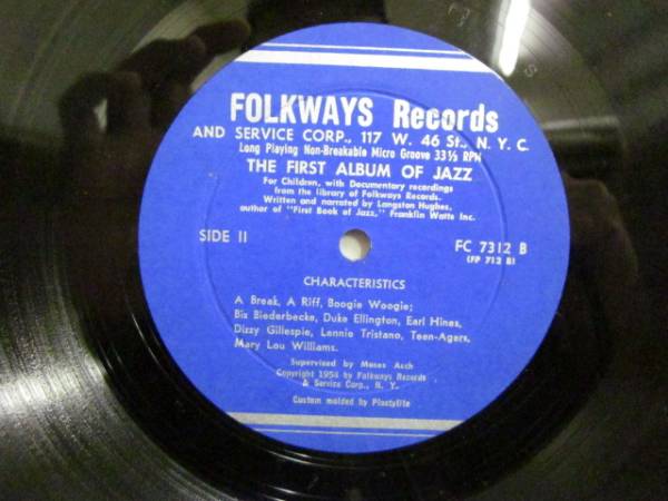 ■即決 Jelly Roll Morton Bunk Johnson FOLKWAYSオリジ_画像2