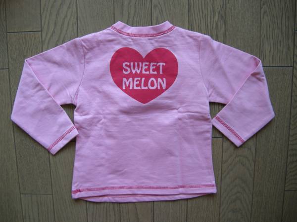 【新品】sweet melonウサギちゃんトレーナー　本體綿100%　80