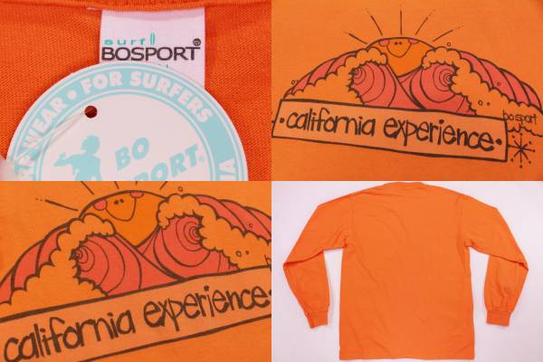 HTL09ボースポーツSカリフォルニアCalifornia experienceサーフBO SPORT長袖Tシャツ_画像3