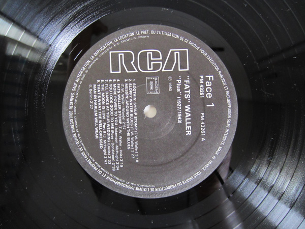ファッツ?ウォーラーFats Walle＜FATS PLUS＞輸入盤(pán)LP