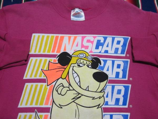 １９９４年制 Wacky races チキチキマシン勐レース hanes へインズ ビンテージ オリジナル スウェット MADE IN USA VINTAGE HOTROD STP BMX