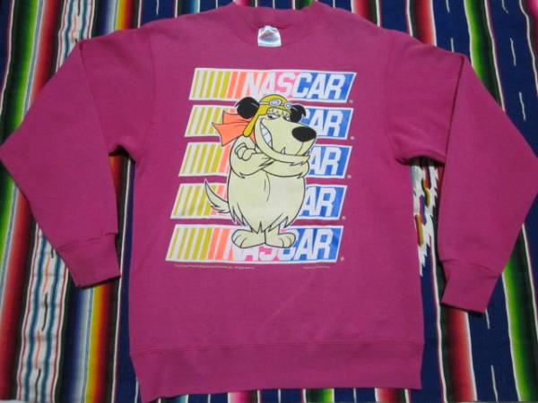 １９９４年制 Wacky races チキチキマシン勐レース hanes へインズ ビンテージ オリジナル スウェット MADE IN USA VINTAGE HOTROD STP BMX